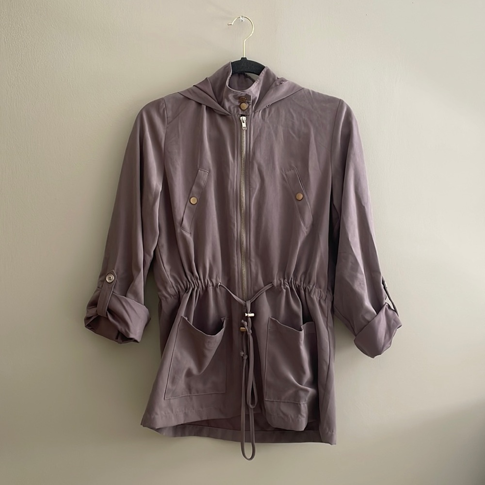 Lightweight, purple-beige jacket